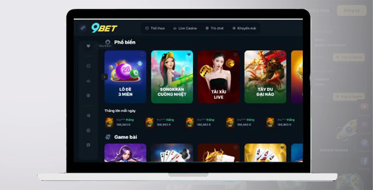 link đăng nhập 9BET bị chặn?